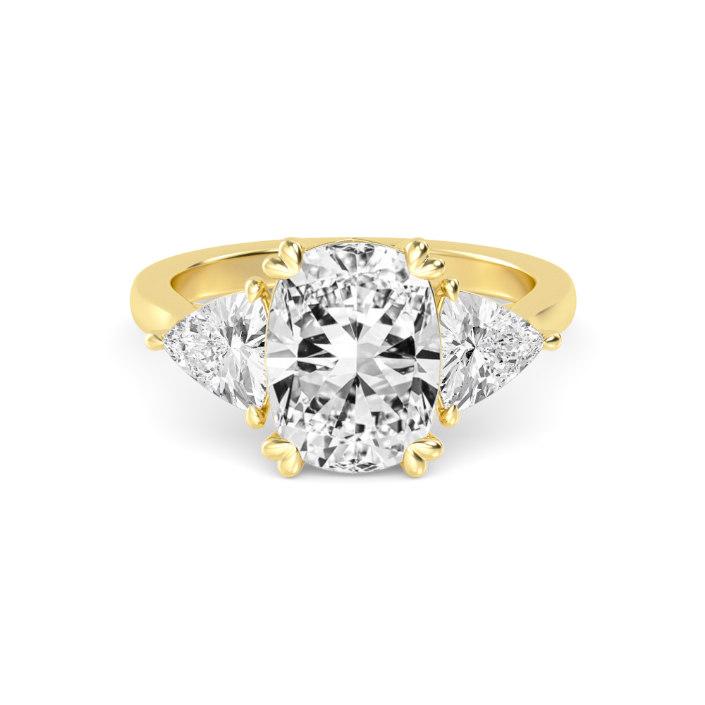 14K Yellow Gold Diamond Rings