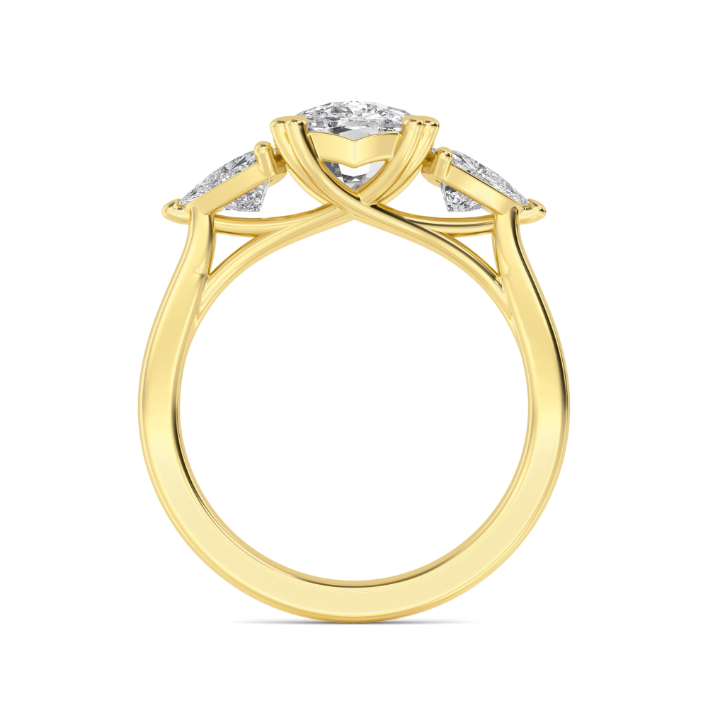 14K Yellow Gold Diamond Rings