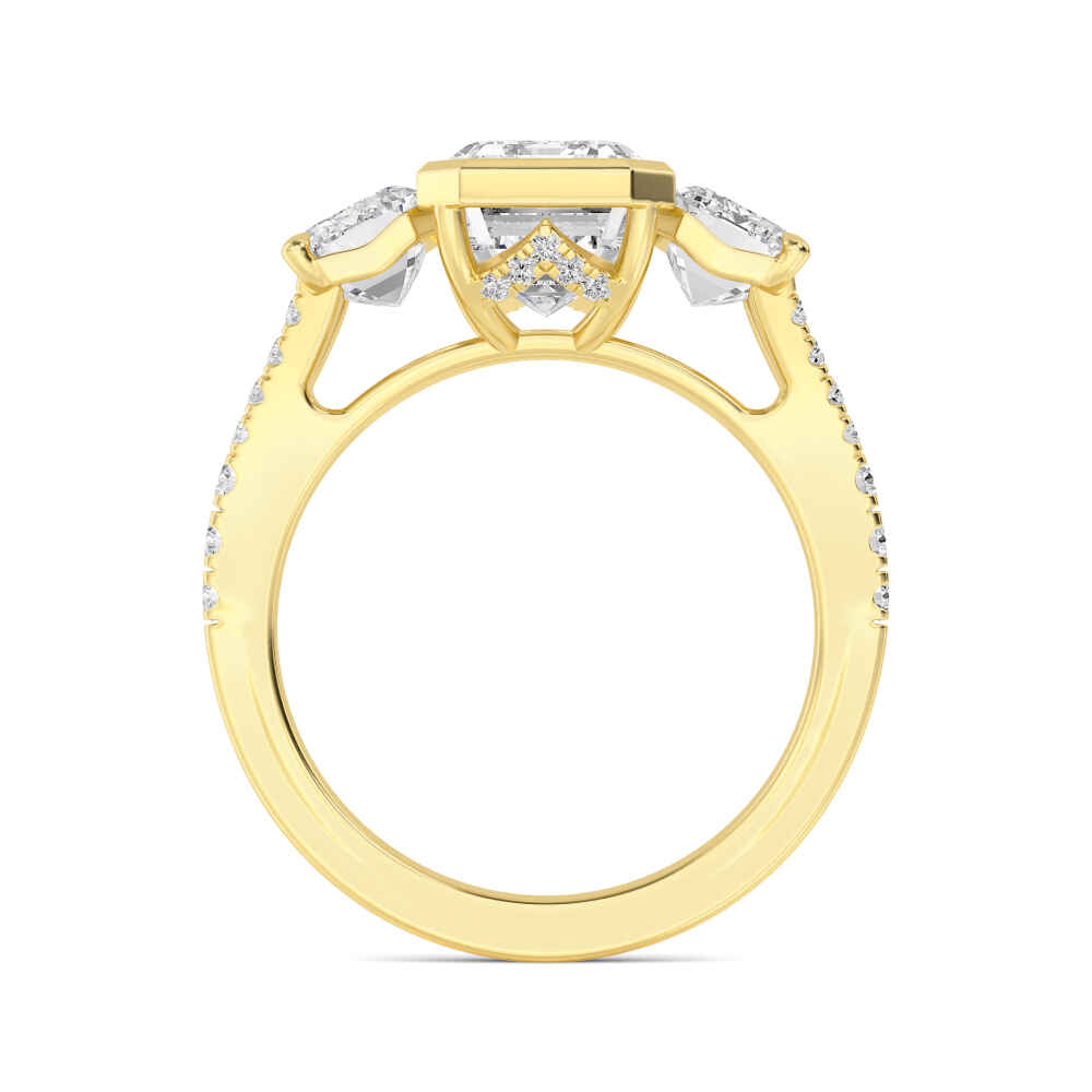 14K Yellow Gold Diamond Ring