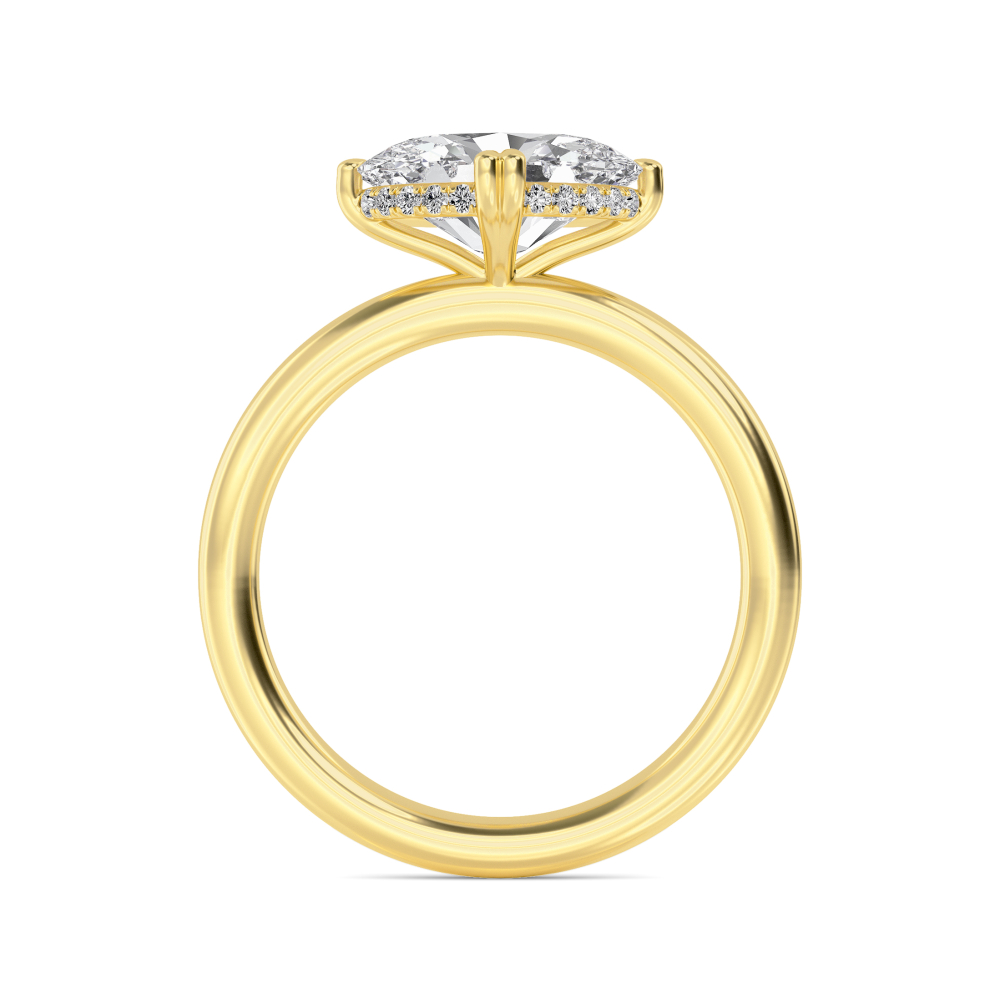 14K Yellow Gold Diamond Rings