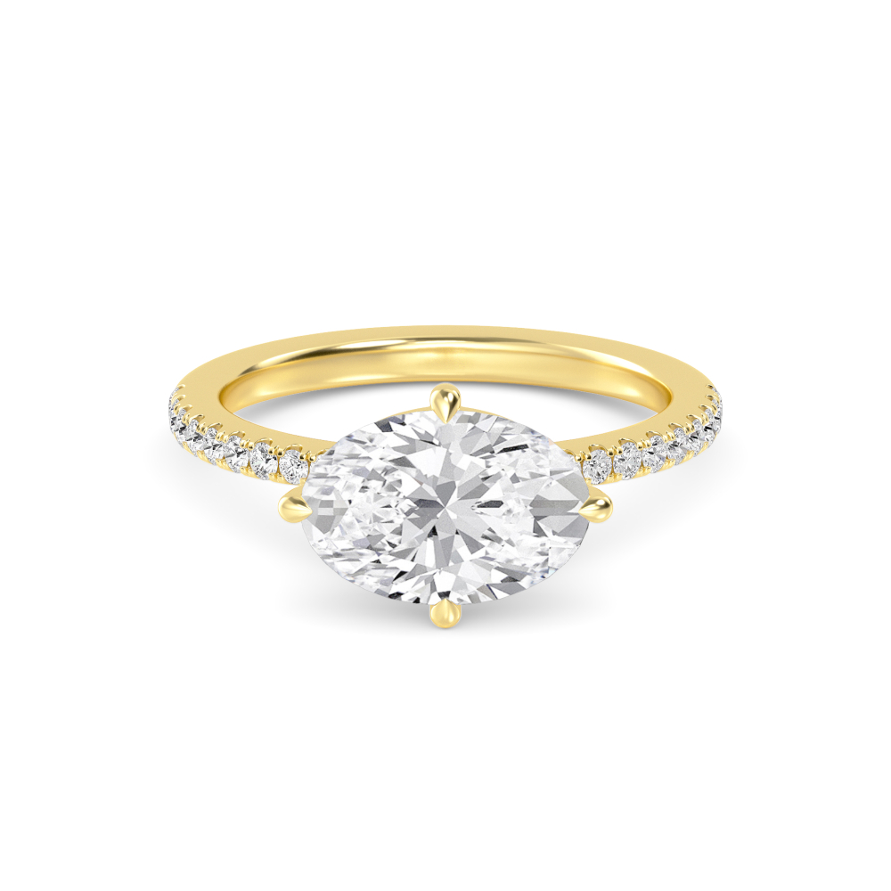 14K Yellow Gold Diamond Rings