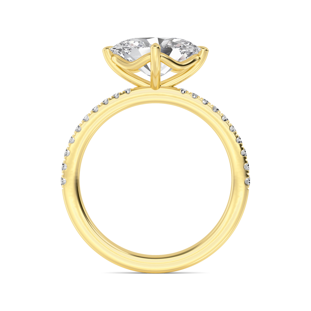 14K Yellow Gold Diamond Rings