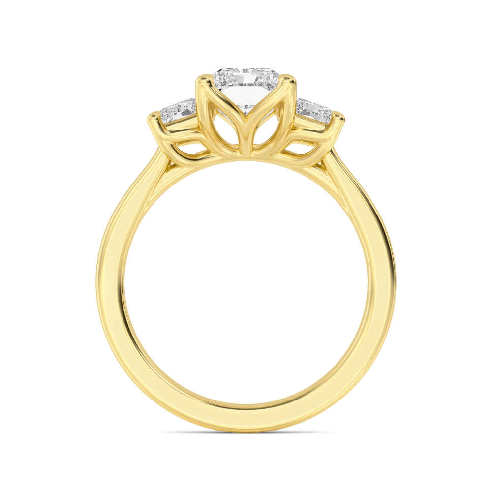 14K Yellow Gold Diamond Ring