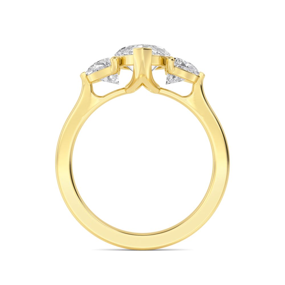 14K Yellow Gold Diamond Rings