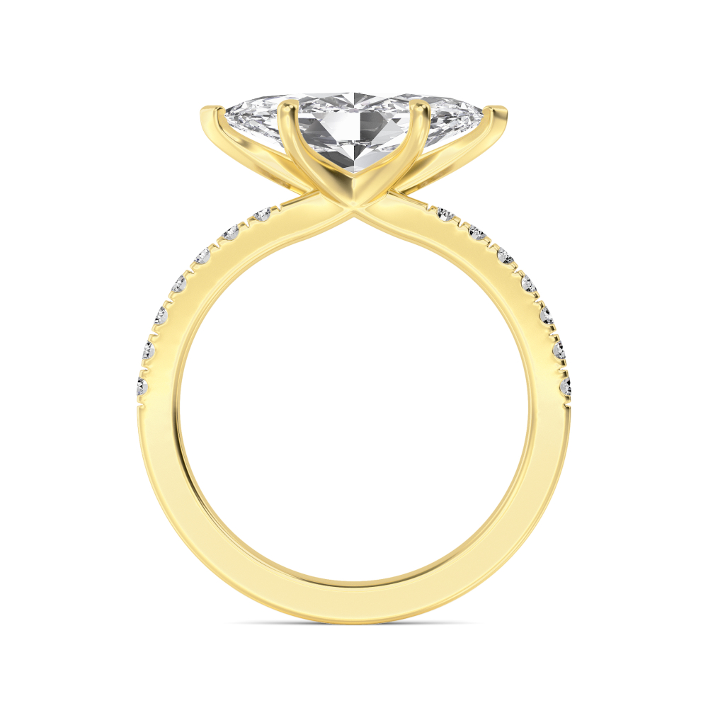 14K Yellow Gold Diamond Rings
