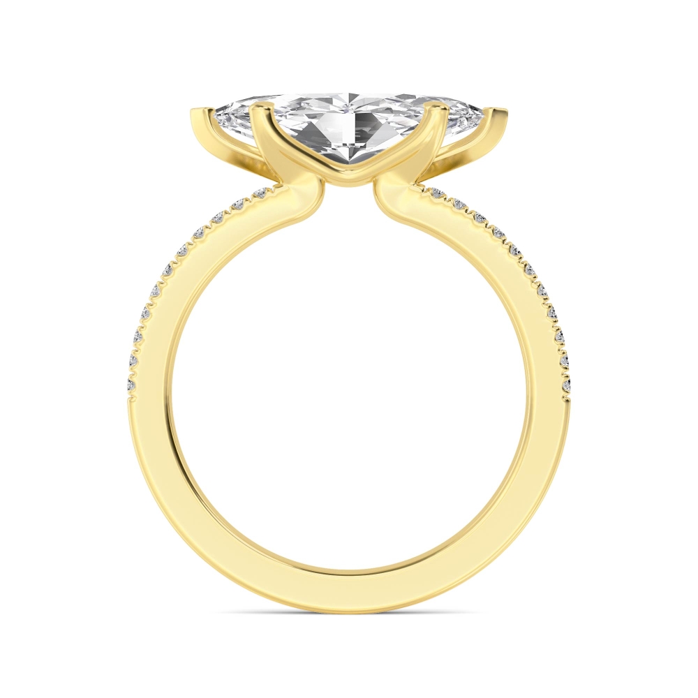 14K Yellow Gold Diamond Rings