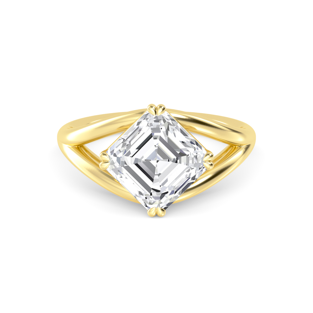 14K Yellow Gold Diamond Rings