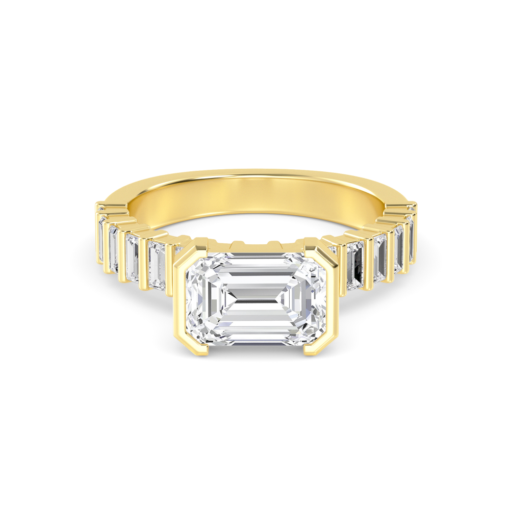 14K Yellow Gold Diamond Rings