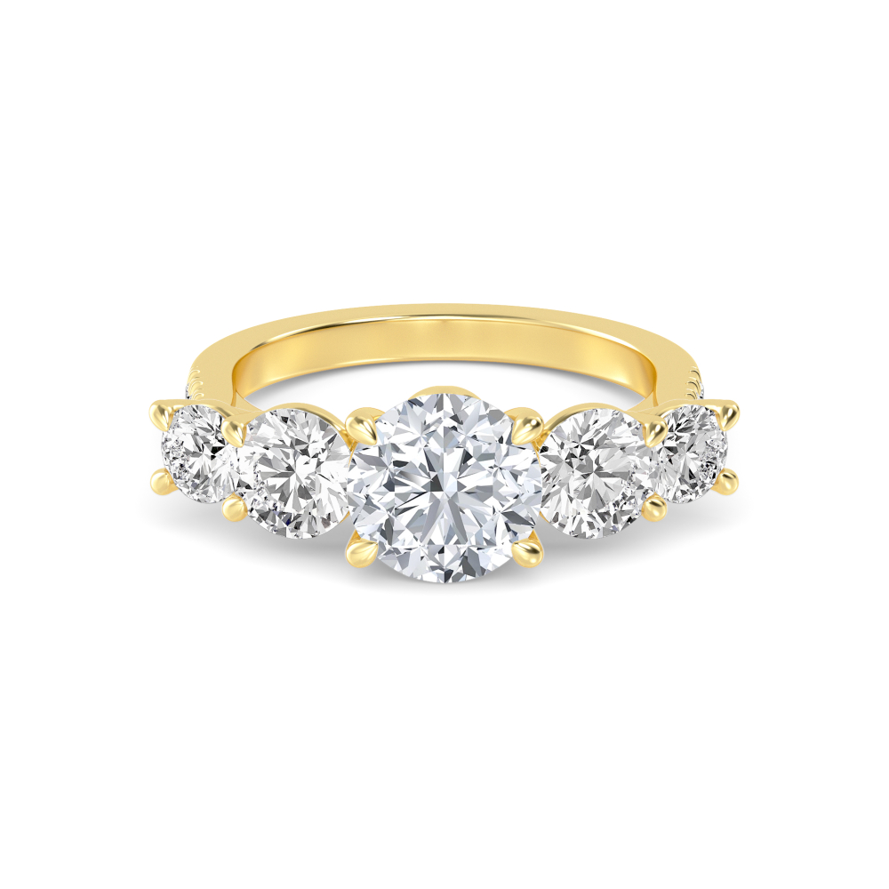 14K Yellow Gold Diamond RingsSJR60465