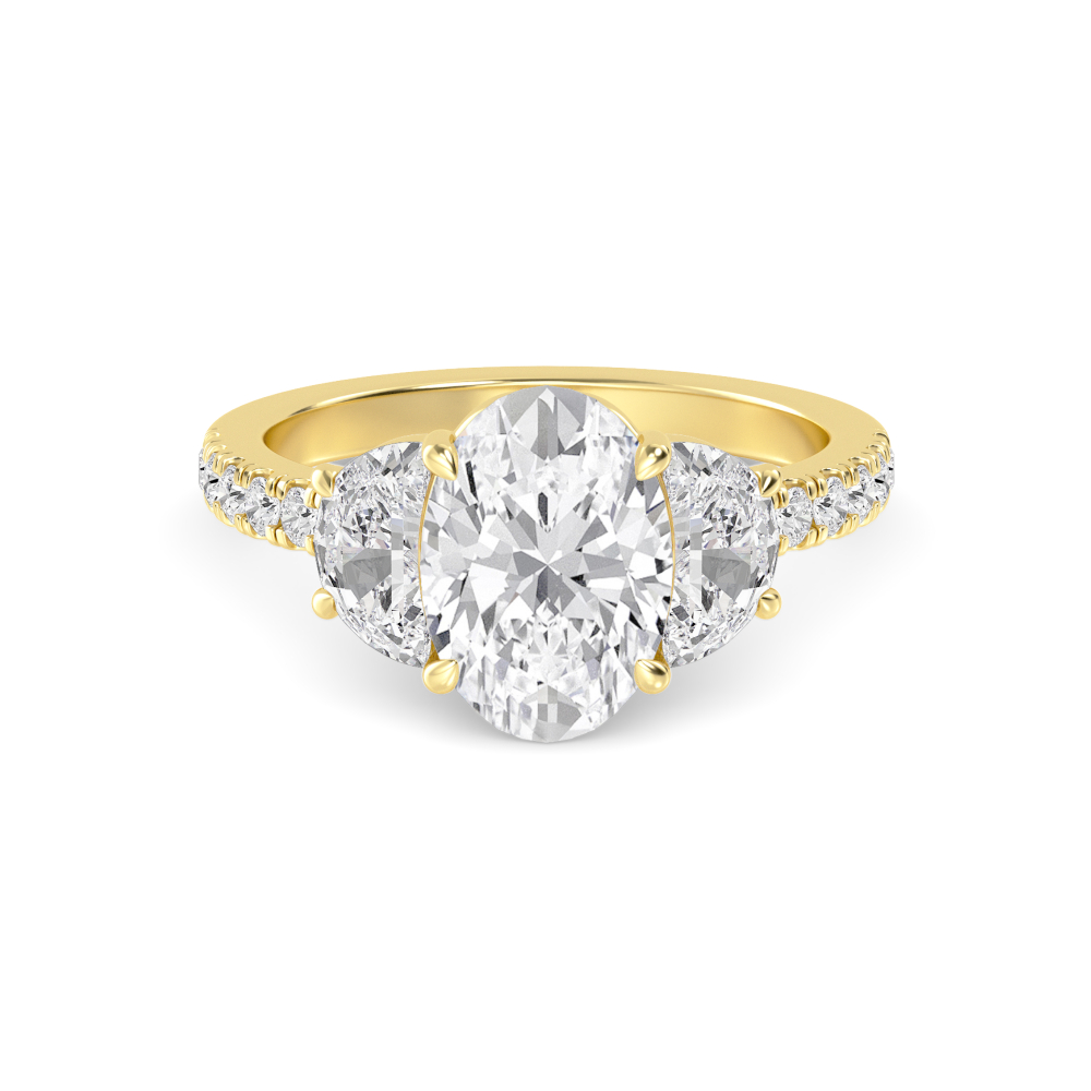 14K Yellow Gold Diamond Rings
