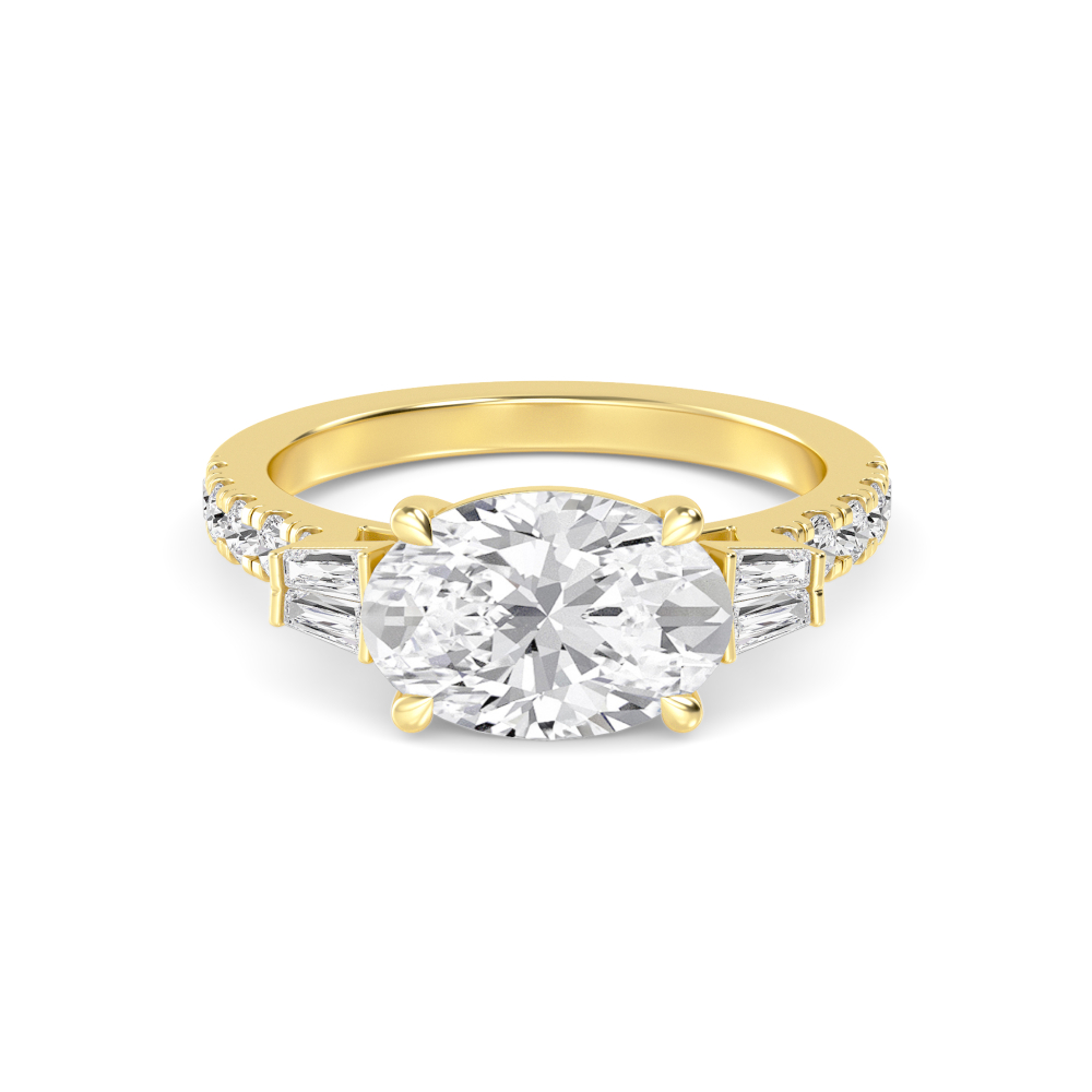 14K Yellow Gold Diamond Rings