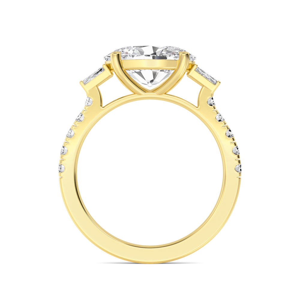 14K Yellow Gold Diamond Rings