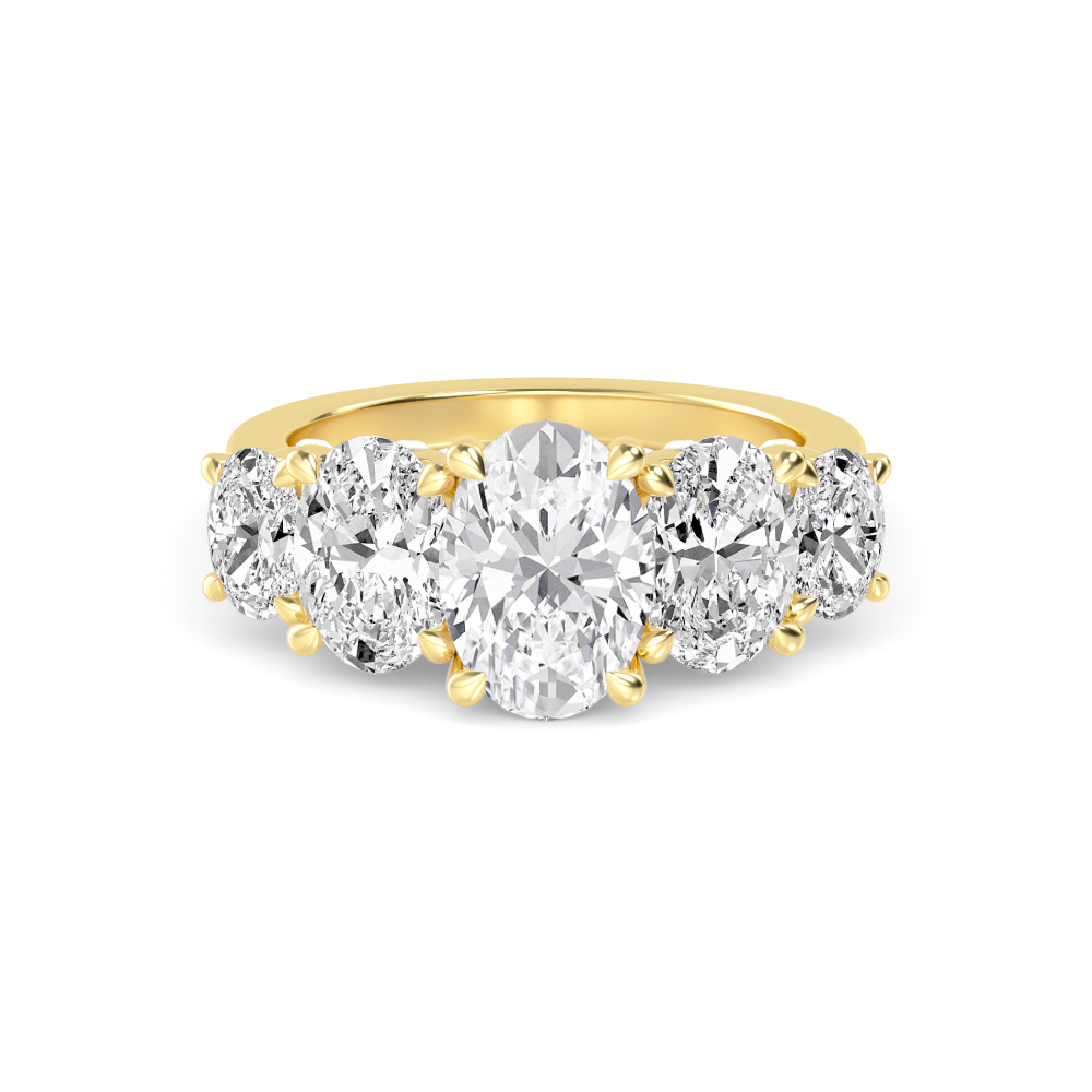 14K Yellow Gold Diamond RingsSJR60493OV