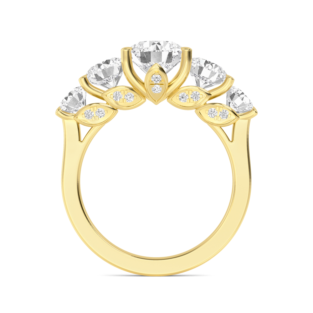 14K Yellow Gold Diamond RingsSJR60494