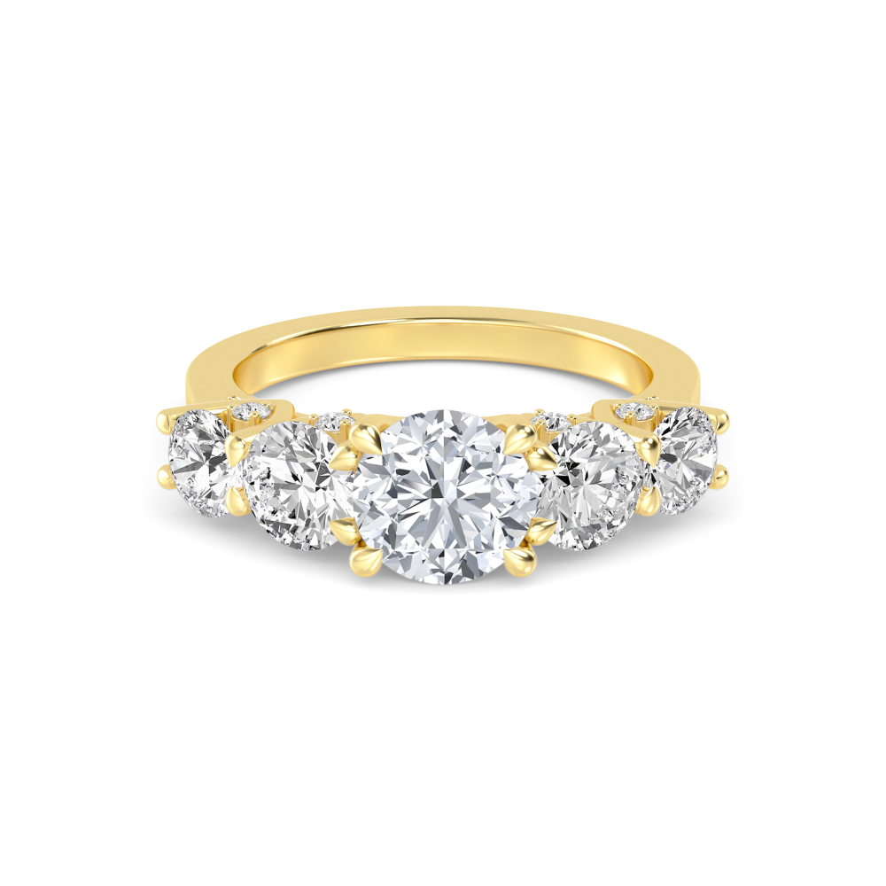 14K Yellow Gold Diamond RingsSJR60495