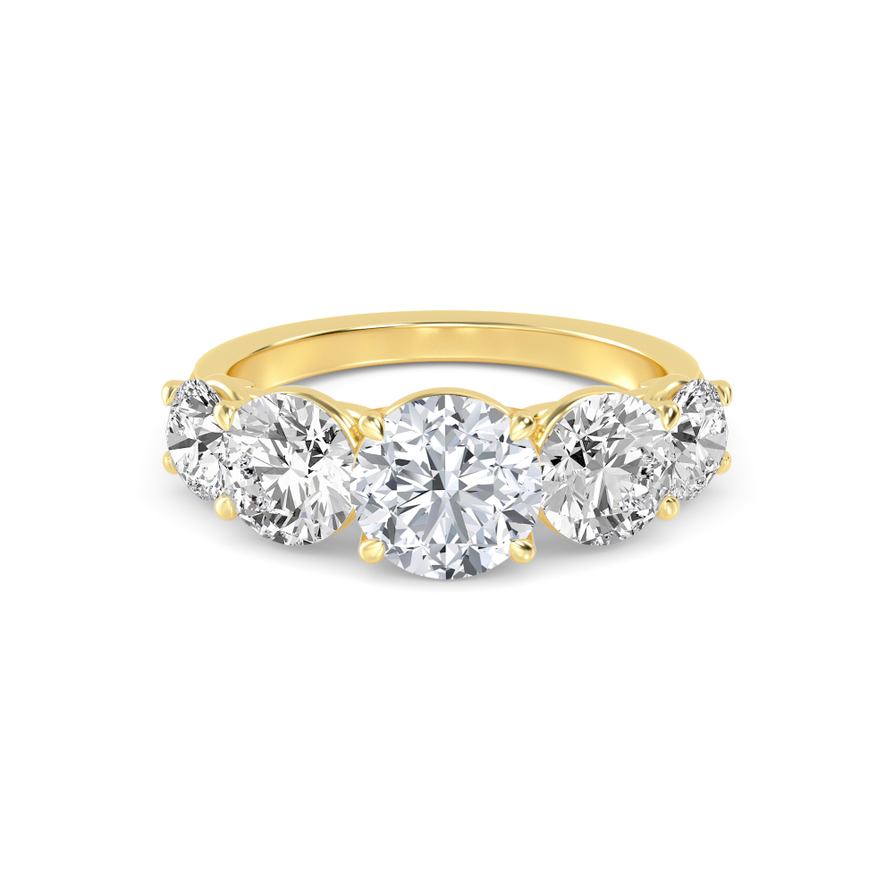 14K Yellow Gold Diamond RingsSJR60497