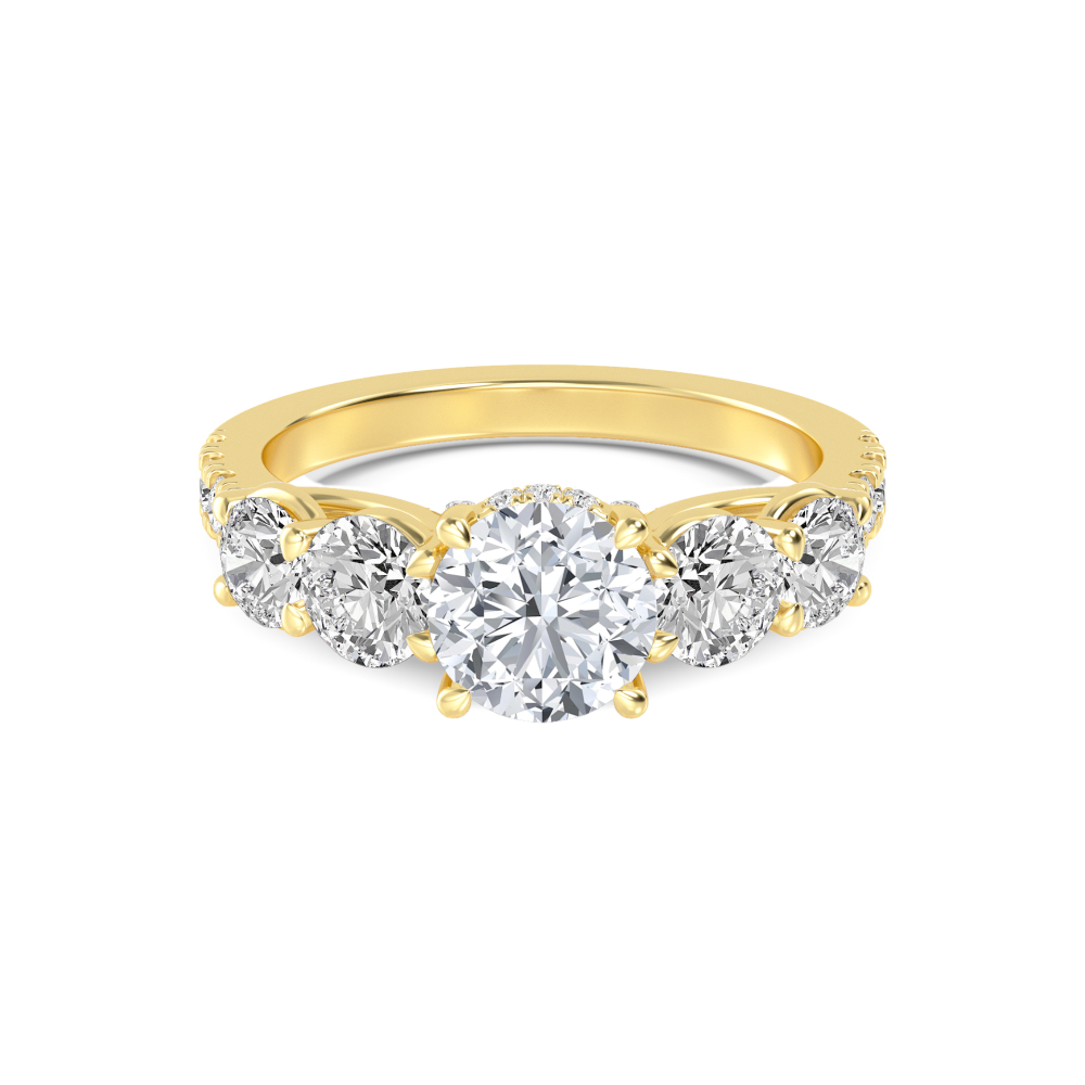 14K Yellow Gold Diamond RingsSJR60498