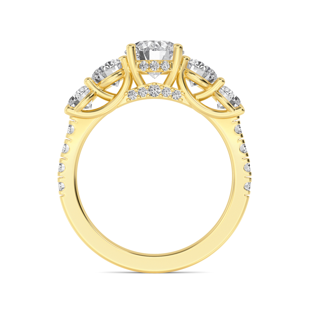 14K Yellow Gold Diamond RingsSJR60498