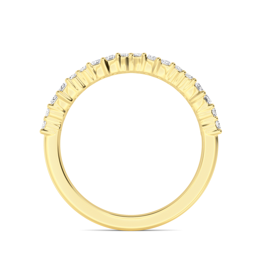 14K Yellow Gold Diamond Bands