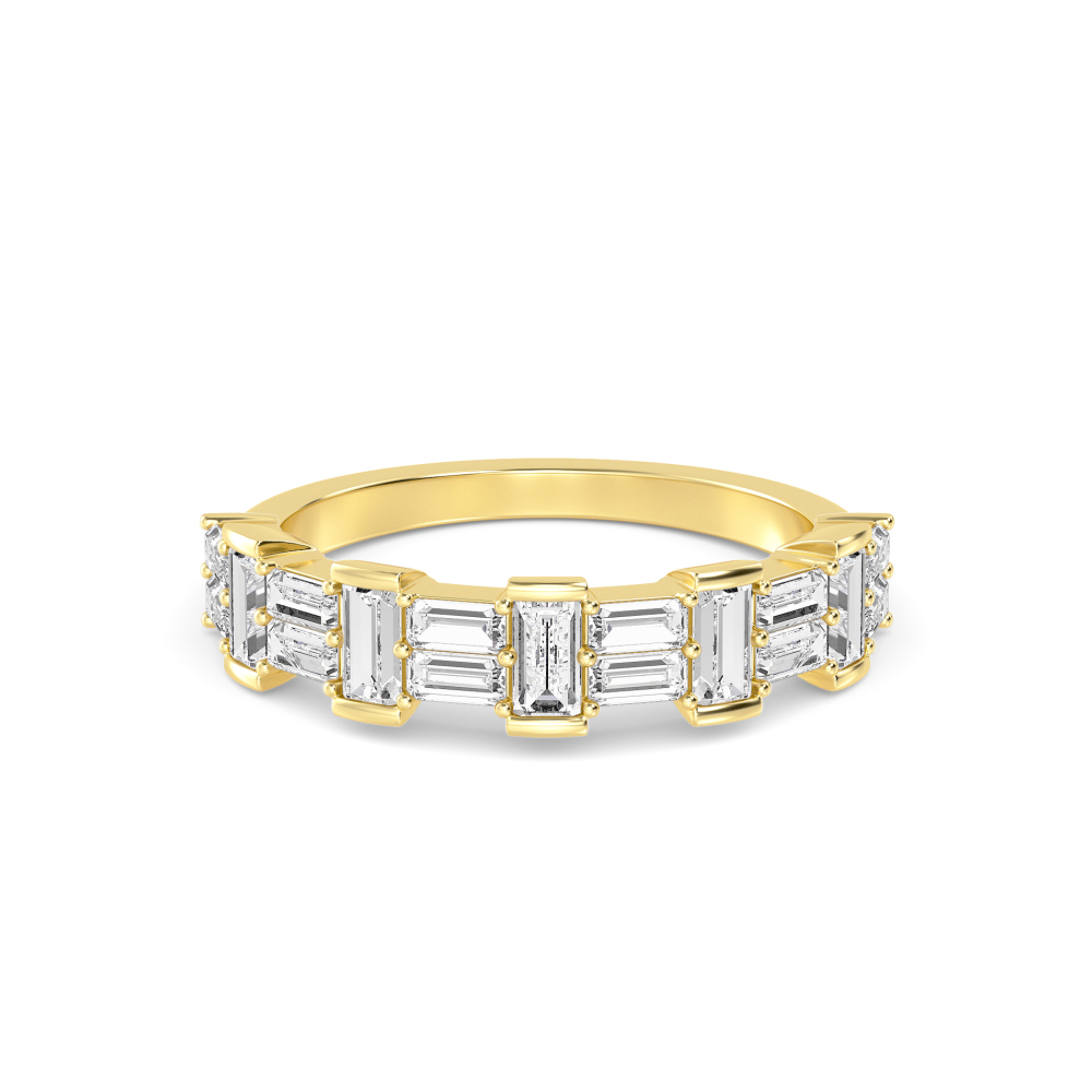 14K Yellow Gold Diamond Bands