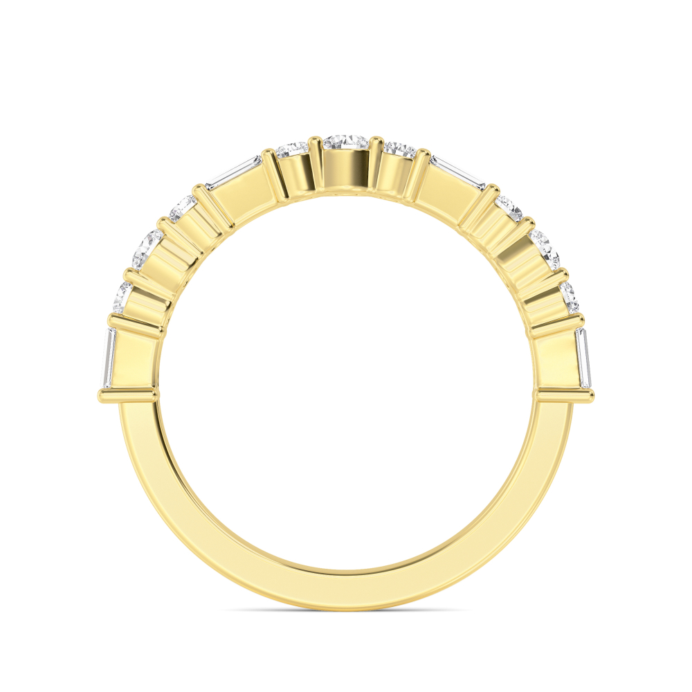14K Yellow Gold Diamond Bands
