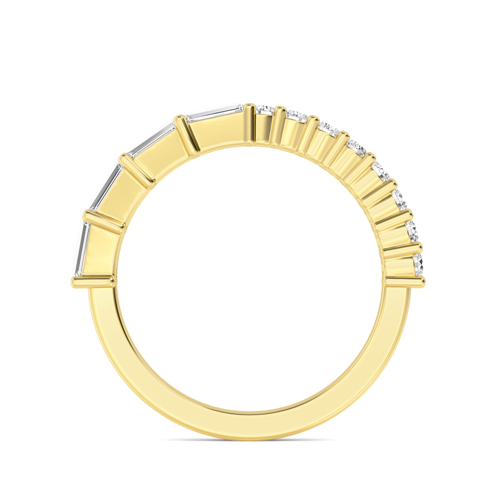 14K Yellow Gold Diamond Bands