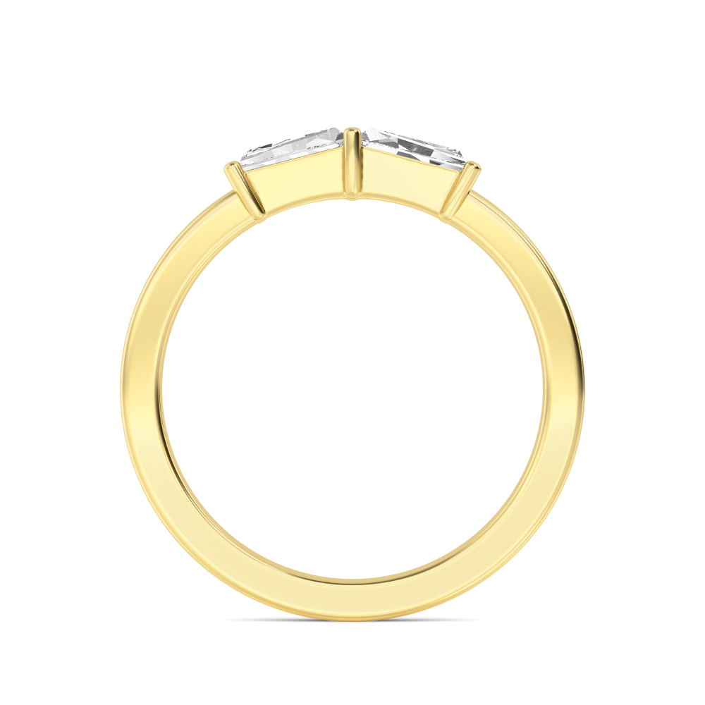 14K Yellow Gold Diamond Bands