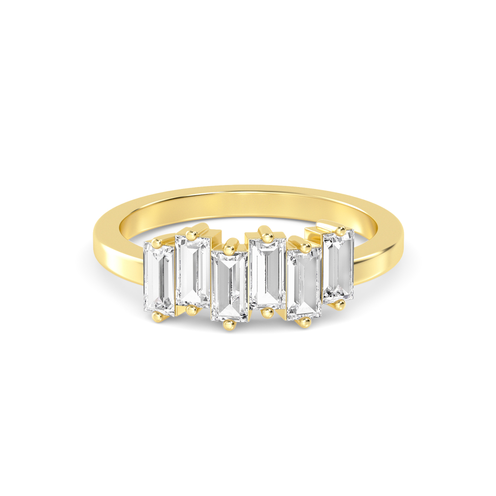 14K Yellow Gold Diamond Bands