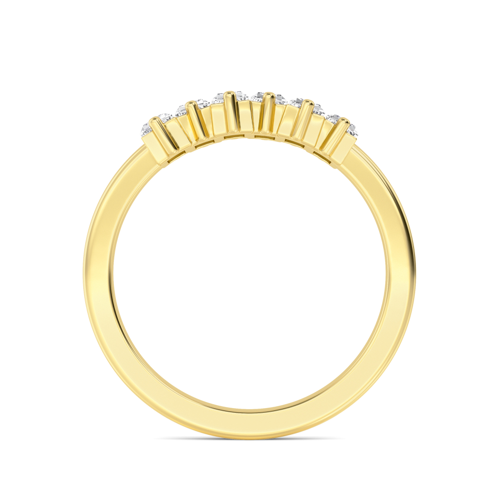 14K Yellow Gold Diamond Bands
