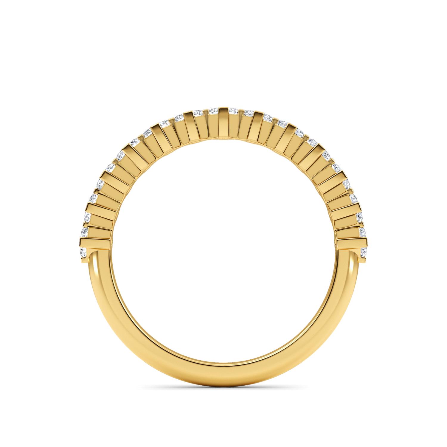 14K Yellow Gold Diamond Ring