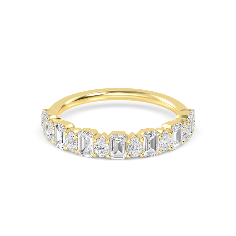 14K Yellow Gold Diamond Bands