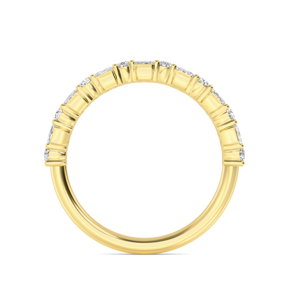 14K Yellow Gold Diamond Bands