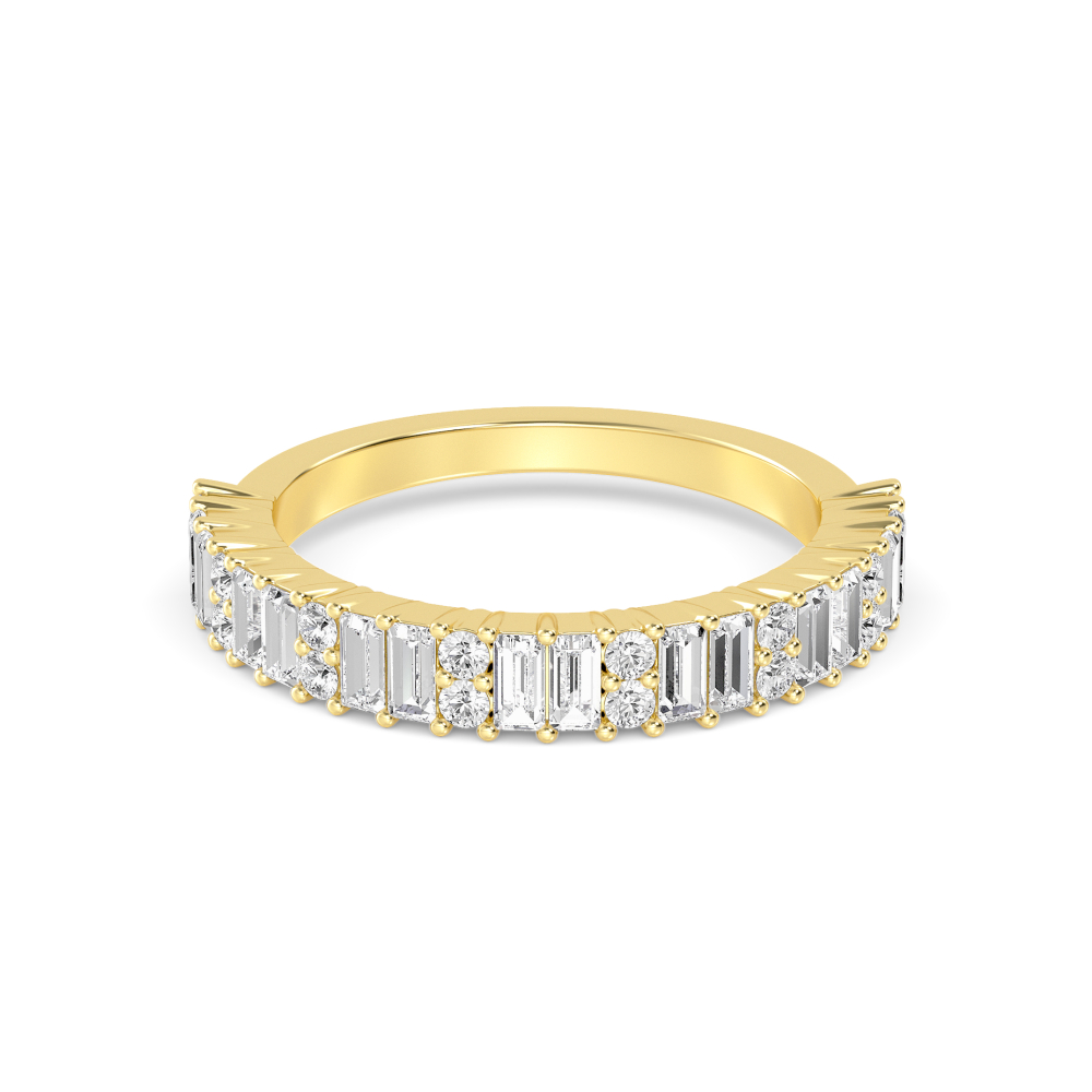 14K Yellow Gold Diamond Bands