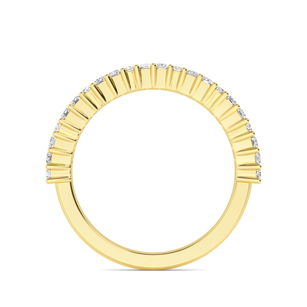 14K Yellow Gold Diamond Bands