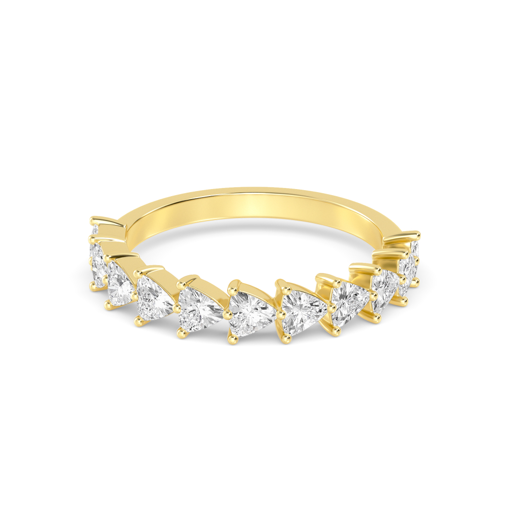14K Yellow Gold Diamond Bands