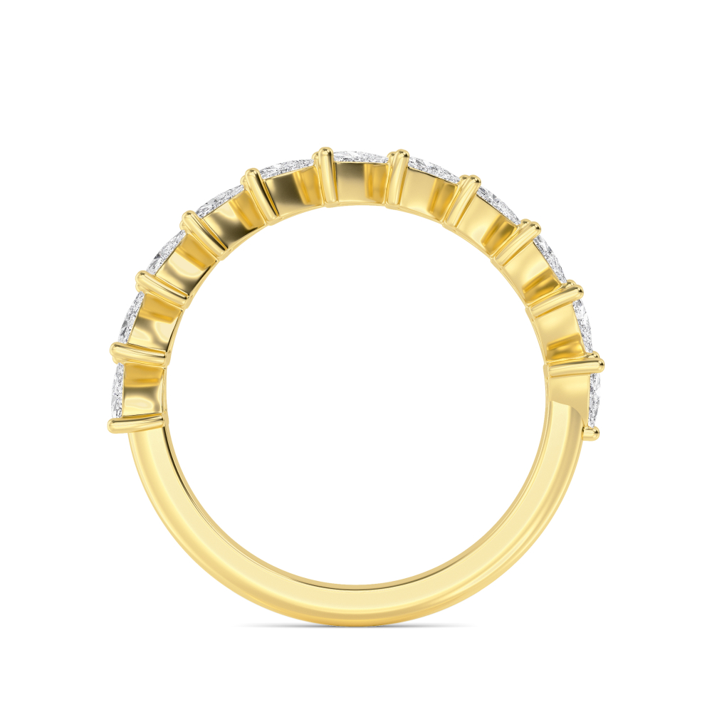 14K Yellow Gold Diamond Bands