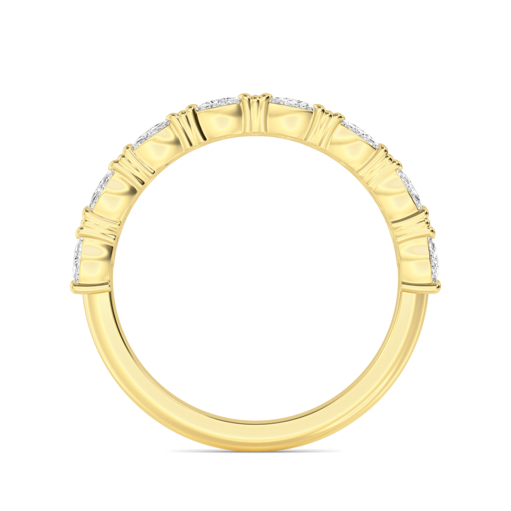 14K Yellow Gold Diamond Bands