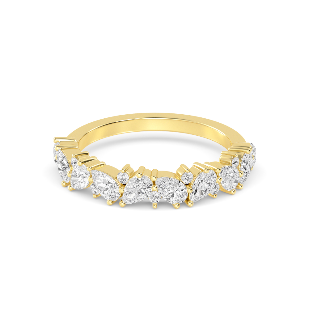 14K Yellow Gold Diamond Bands