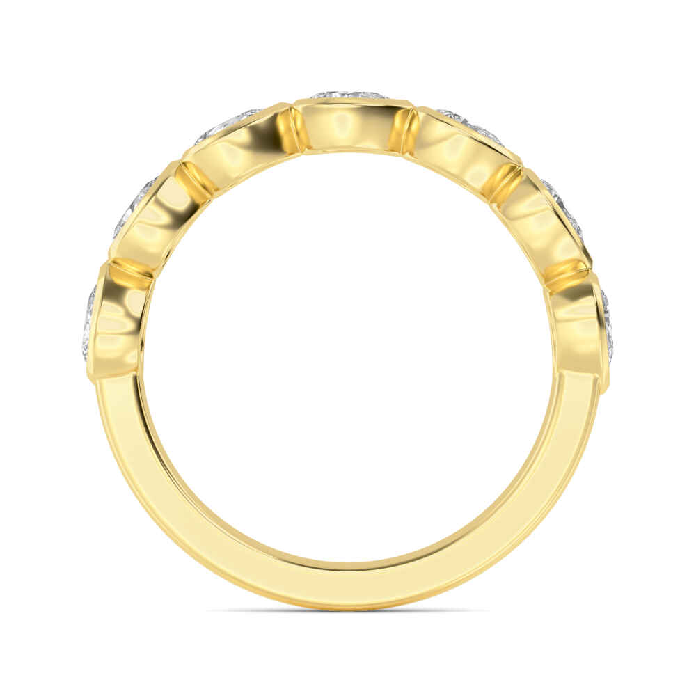 14K Yellow Gold Diamond Ring0