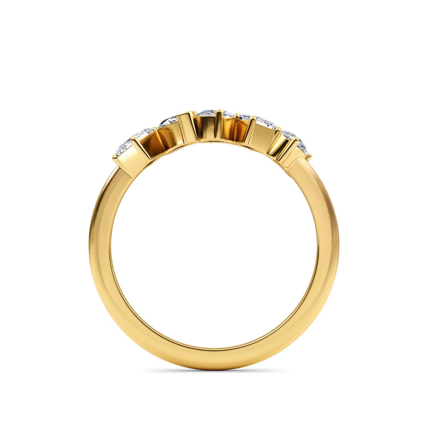 14K Yellow Gold Diamond Ring
