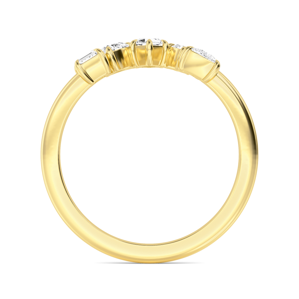 14K Yellow Gold Diamond Rings