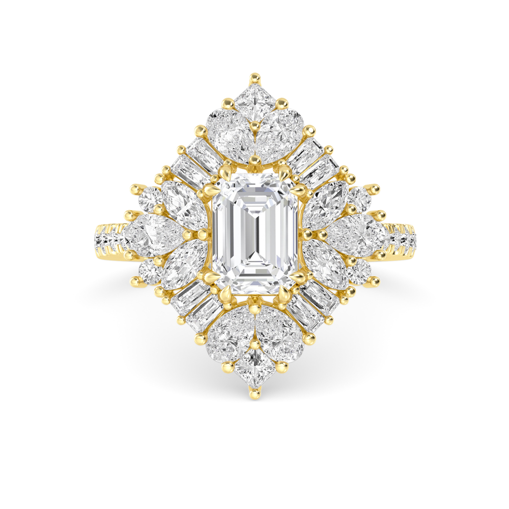 14K Yellow Gold Diamond RingsSJR60586EM