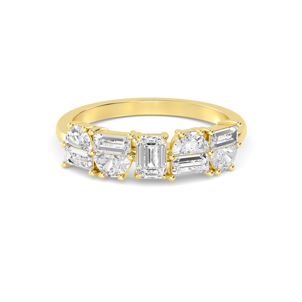 14K Yellow Gold Diamond Rings