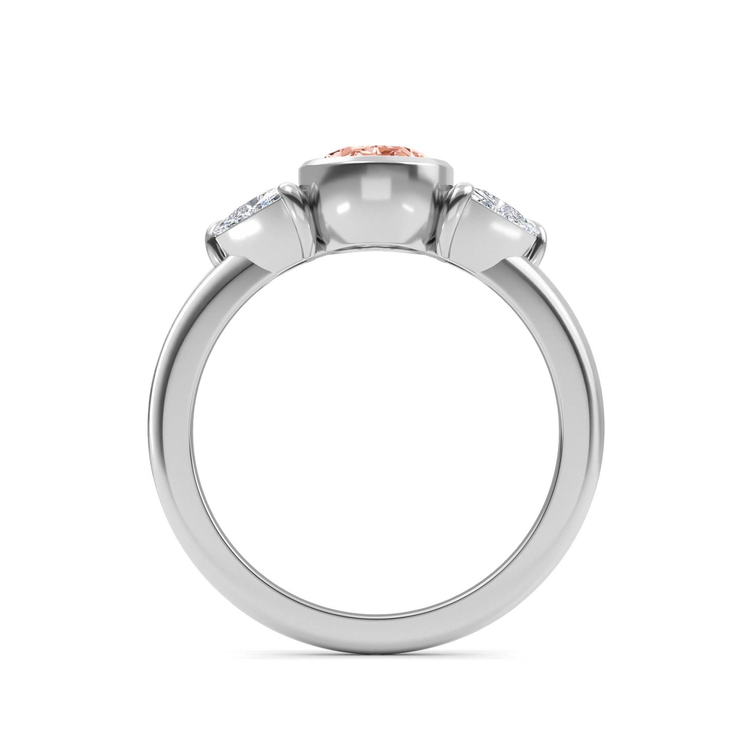 9K Rose Gold Diamond Ring