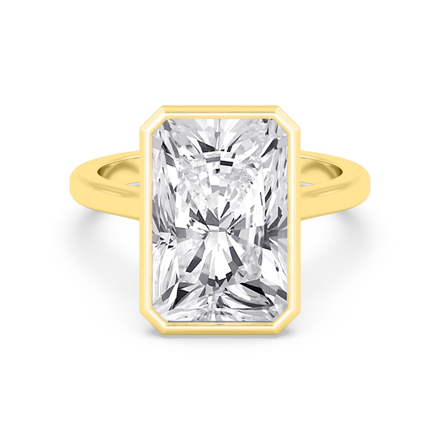 14K Yellow Gold Diamond Ring