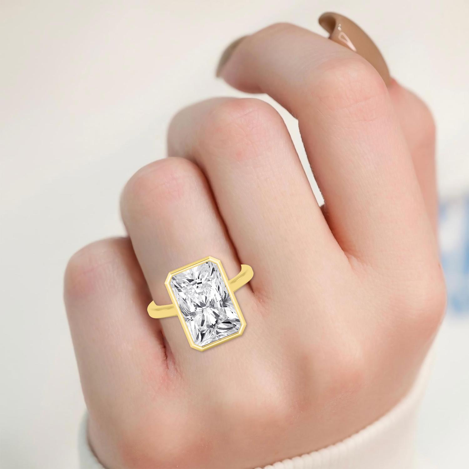 14K Yellow Gold Diamond Ring