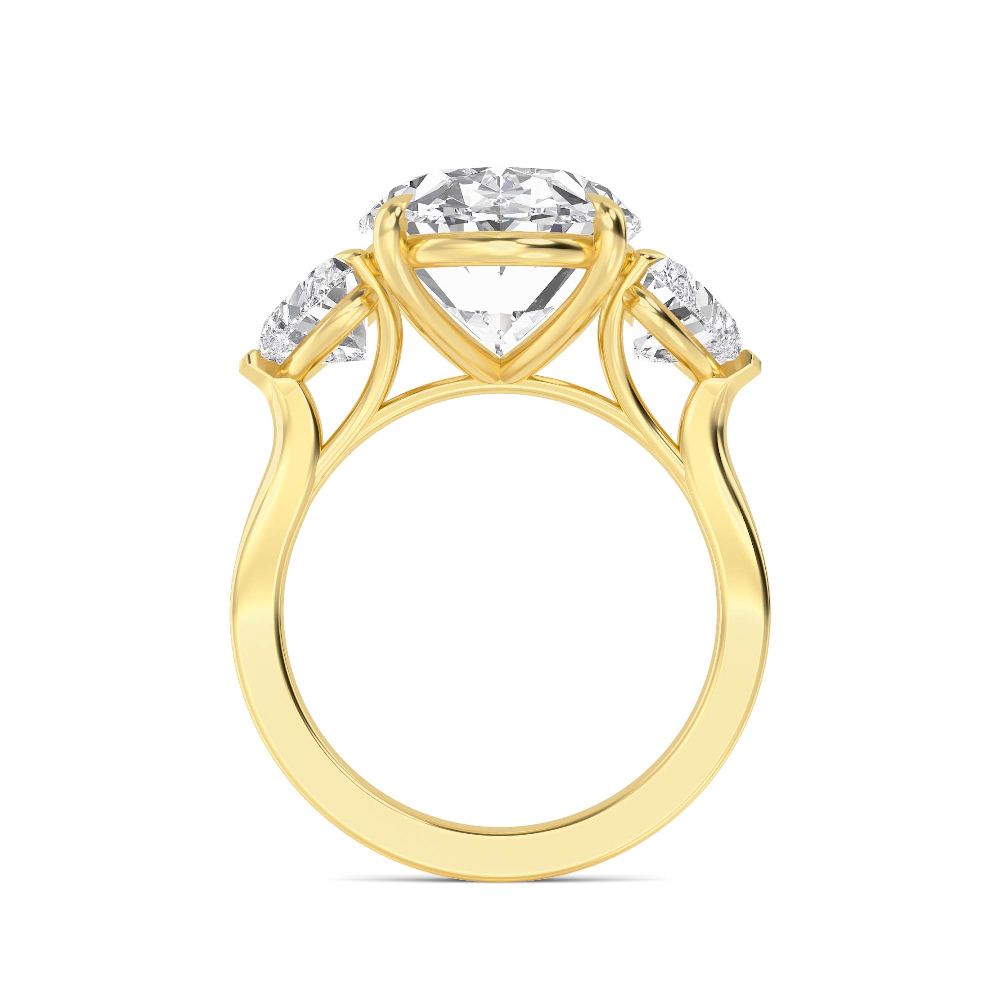 14K Yellow Gold Diamond Ring