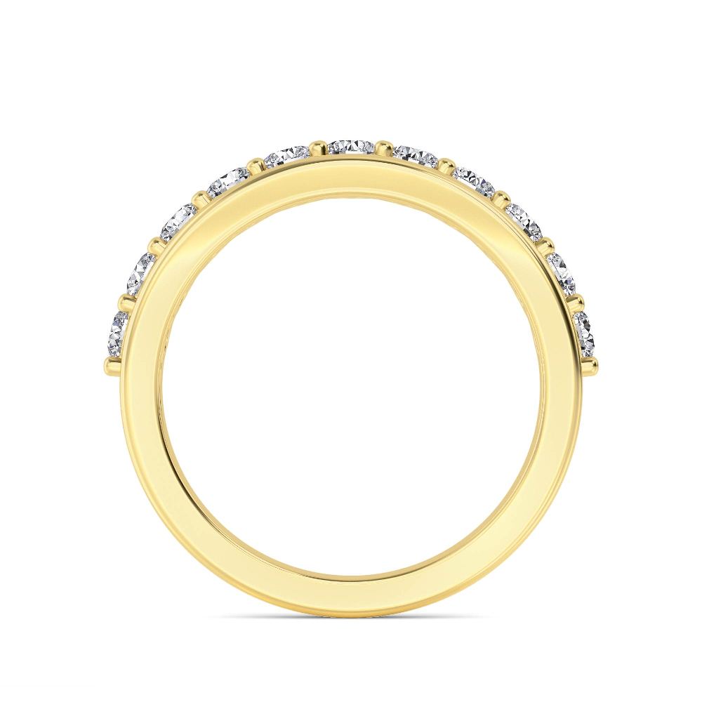 14K Yellow Gold Diamond Bands