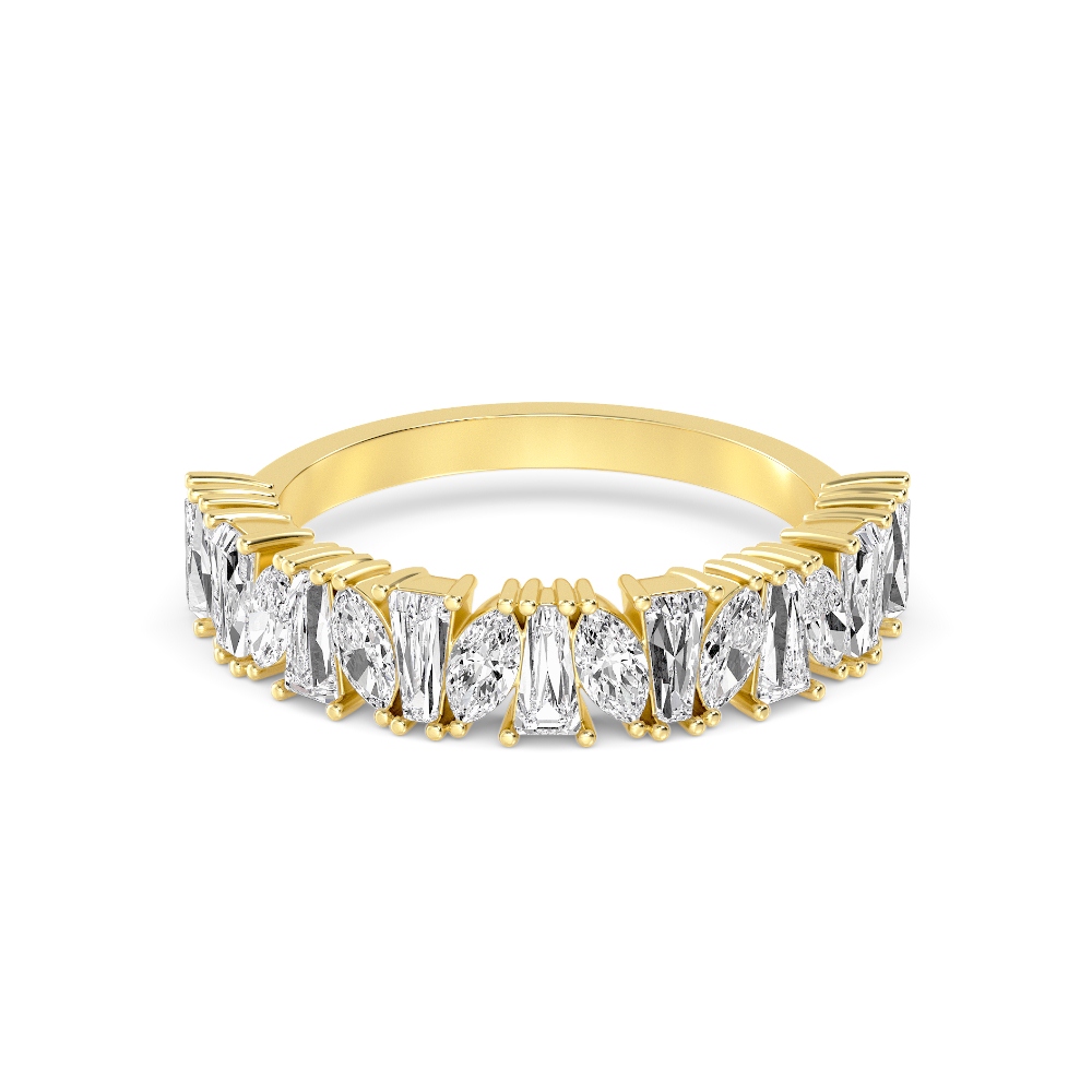 14K Yellow Gold Diamond Bands