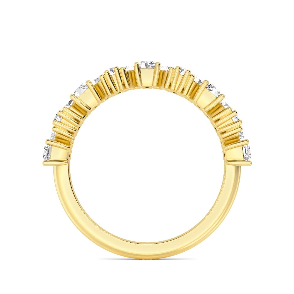 14K Yellow Gold Diamond Bands